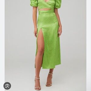 Ronny kobo Marlo Satin Skirt